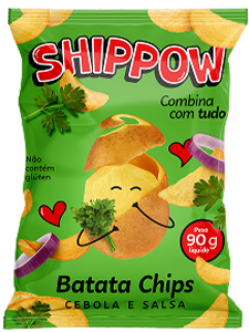 Shippow Batata Chips Cebola e Salsa