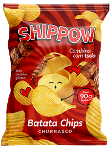 Shippow Batata Chips Churrasco